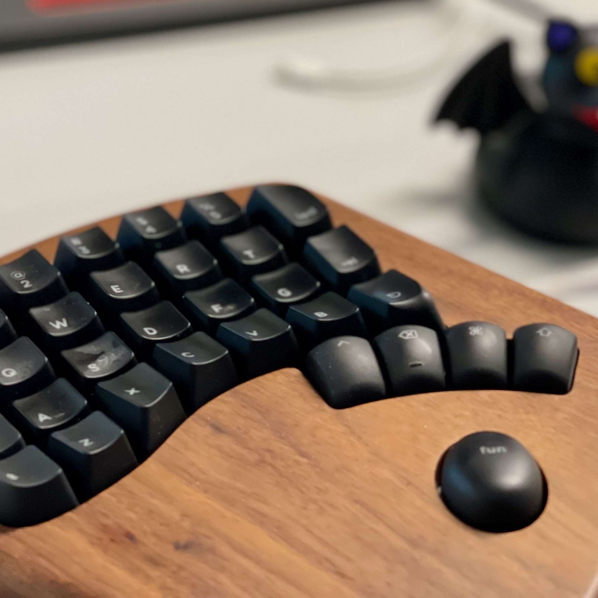 Halvt tastatur venstre halvdel, foto